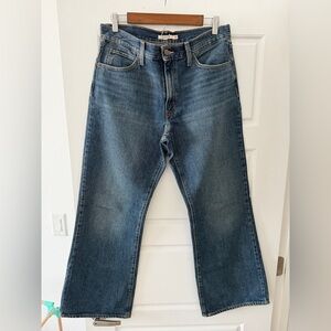 Levi's Women's 94 baggy Bootcut Jeans in Deep Blue